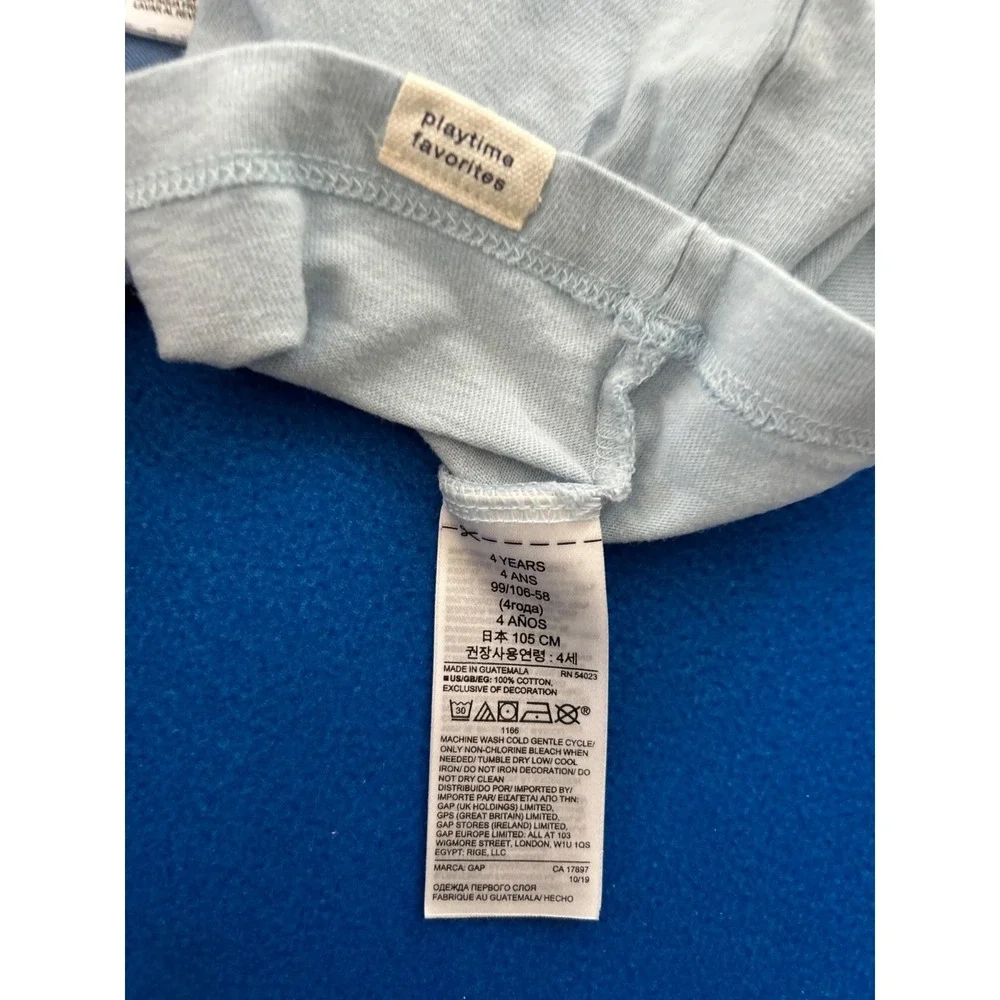 Lot of 5 Baby Gap 4T Mixed Pajamas PJ tank top & pants & Disney Mickey tee